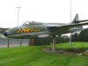 Hunter F6 which is displayed outside the humbrol paints factory at Hull once of 54(F) Sqn it is noted that this aircraft XF509 was once used as a chase plane during the days of the fairey FD2 conversion, that beautiful delta jet made famous by Peter Twiss. - Photo by John Bilcliffe