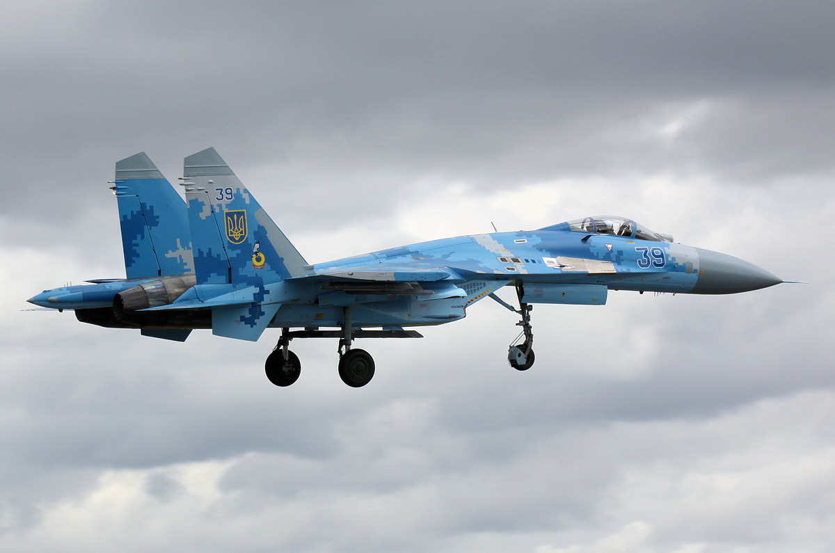 Ukrainian Air Force Sukhoi Su-27P1M.