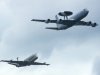 Sentry/Nimrod R.1 formation during their rehearsal on Friday - Dean Alexander