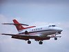 The VIPs arrive in a BAe 125 CC.3 - pic by Dean Alexander