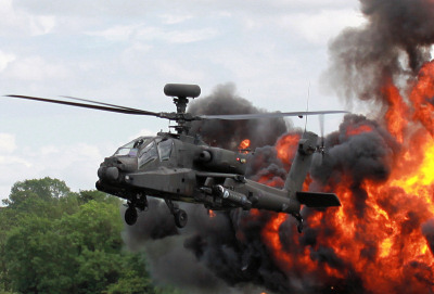 AAC Apache Role Demo - RAF Cosford Airshow