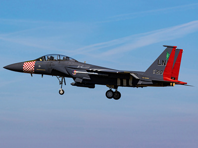 Heritage F-15 at RAF Lakenheath - Matt Varley